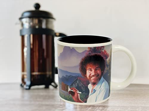 Bob Ross Heat-Reactive Mug