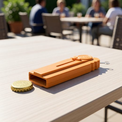 Cap Launching Bottle Opener